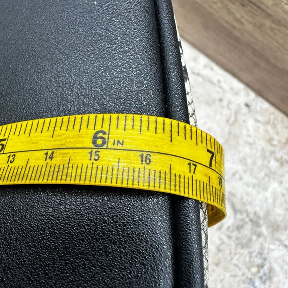 Like Dreams Backpack Womens Black Cream Python Print Zipper Pocket Polyester NWT - Picture 7 of 13